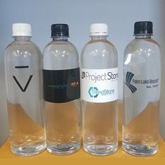 Clear Plastic Sport Water Bottle 600ml Australian Made