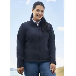 Apex Ladies Polyester Softshell Fleece Lined Jacket