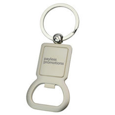Igloo Matt Nickel Bottle Opener Keyring with Dual Finish