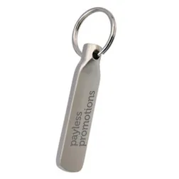 Elongated Nickel Metal Keyrings