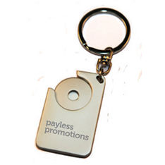 Trolley Token Keychain with Split Ring
