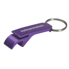 Aluminium Bottle Opener Keyrings with Engraving