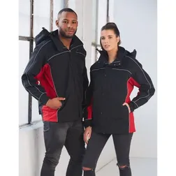 Nylon 3-in-1 Jacket with Reflective Piping