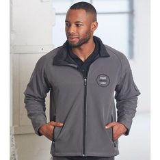 Mens 4-Way Stretch Water Resistant Softshell Jacket