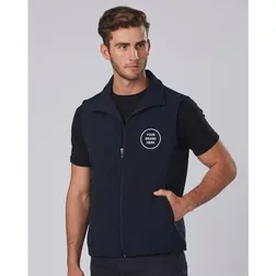 JK25 Softshell Embroidered Vests With Stretch