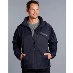 JK27 Chalet Branded Casual Jackets With Concealed Hood