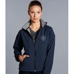 JK34 Ladies Aspen Team Softshell Jackets With Detachable Hood