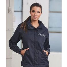 Jacquard Taslon Showerproof Jacket Detachable Hood