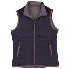 Reversible Puffer Vest with Dual Fabric Technology