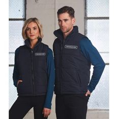 Unisex Puffer Sleeveless Jacket Inner Pocket