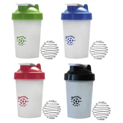 JM027 400ml Branded Protein Shaker With Mixer