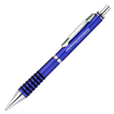 Apus Retractable Plastic Ballpoint Pen Black Ink