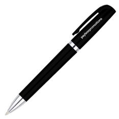 Matt Sprayed Plastic Ballpoint Pens Black Ink