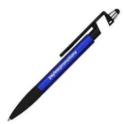 JP061 Plastic Stylus Branded Pens With Mobile Holder