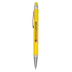 JP077 Classic Metal Stylus Logo Pens With Twist Action