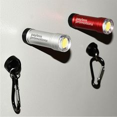 Wilkinson Aluminium COB Torch with Magnetic Carabiner Clip
