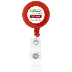 Retractable Badge Holders with Epoxy Dome