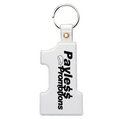 Soft PVC Number Shape Keyrings for Team Identification