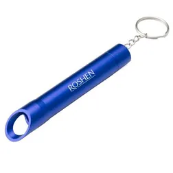 L712 Branded Pop Flashlight Bottle Opener Keychains