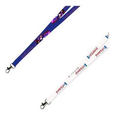 Slim Polyester Neck Lanyard Heat Transfer 10mm Width