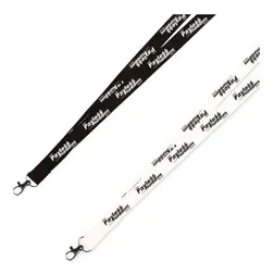 LANNYL20 Printed 20mm Flat Nylon Lanyards With Attachment (Stock Colours)