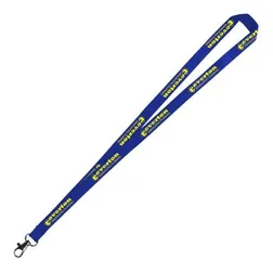 LANPET15 Branded 15mm 100% Recycled PET Neck Lanyards With Attachment