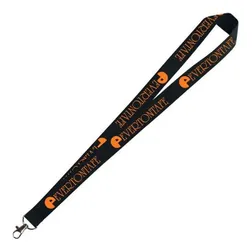 LANPET25 Promotional 25mm 100% Recycled PET Lanyards With Attachment