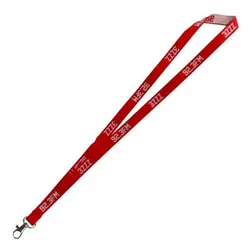 LANWOV10ONE Printed 10mm Woven Neck Lanyards With Contrast Back & Attachment