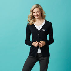 Wool Acrylic Blend Ladies Regular Fit Cardigans