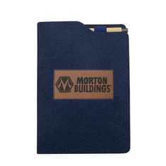 PlanetScribe Recycled RPET A5 Notebook with Bamboo Pen