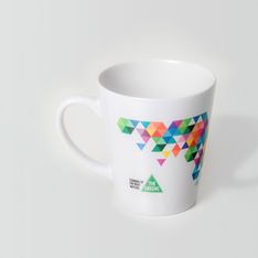 Dye Sublimated Ceramic Latte Mugs with Photo