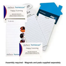 M407 Rectangular Business Magnetic To Do List (With 25 Page Notepad)