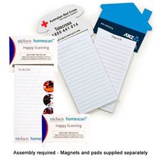 House Shape Magnetic Notepads Full Colour