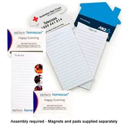 M407H House Shape Printed Magnetic To-Do Lists (With 25 Page Notepad)