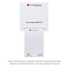 Magnetic Fridge Whiteboard With Notepad