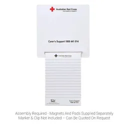 M418 Whiteboard Promotional Magnetic To Do List (With 25 Page Notepad)