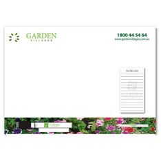 A3 Magnetic Fridge Notepad with Variable Data Print