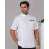 Mens Mechanical Stretch Polyester Healthcare Tunic Jacket
