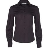 Women's Cotton Dobby Stripe French Cuff Shirt