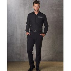 Poly Viscose Stretch Flexi Waist Men's Trousers