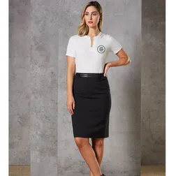 M9470 Mid Length Wool Blend Pencil Skirts With Stretch