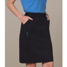 Ladies Utility Cargo Skirt With Stretch Fabric