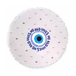 Round Cotton Terry Microfibre Towels With Logo