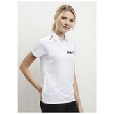 Academy CoolDry Breathable Polyester Ladies Short Sleeve Polo
