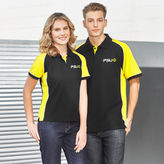 Nitro Ladies Short Sleeve Contrast Panel Sport Polo