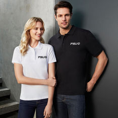 Mens Regular Fit Cotton Twin Needle Polo