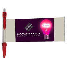 Medium Point Plastic Ballpoint Banner Advertising Pens