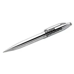 P173 Silver Knight Metal Logo Pens