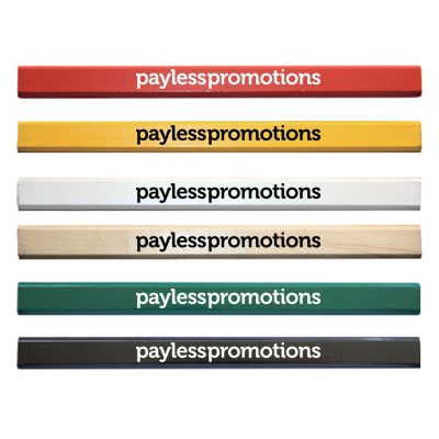 P184 Grey Lead Promotional Carpenters Pencils
