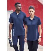 Ladies Balance Stretch Honeycomb Polo with Contrasting Panels